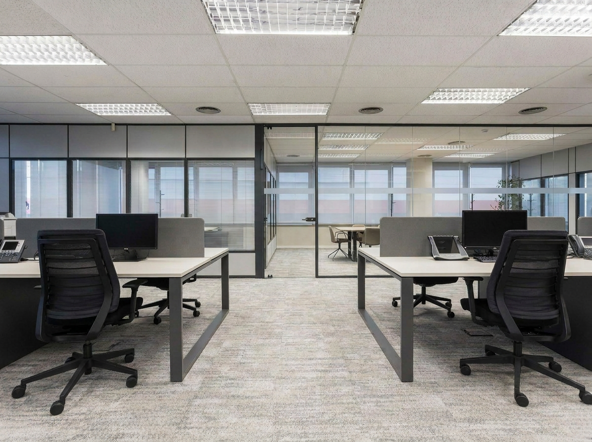 Interiorismo de la oficina de Europerfil en el Hospitalet de Llobregat
